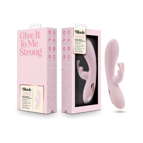 Blush Morgan Rabbit Vibrator - Pink