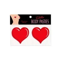 Pasties Comestibles Corazones de Canela