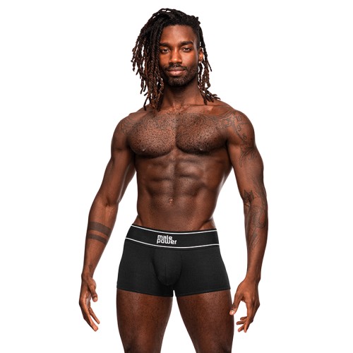 Male Power Modal Rib Pouch Short Black Small