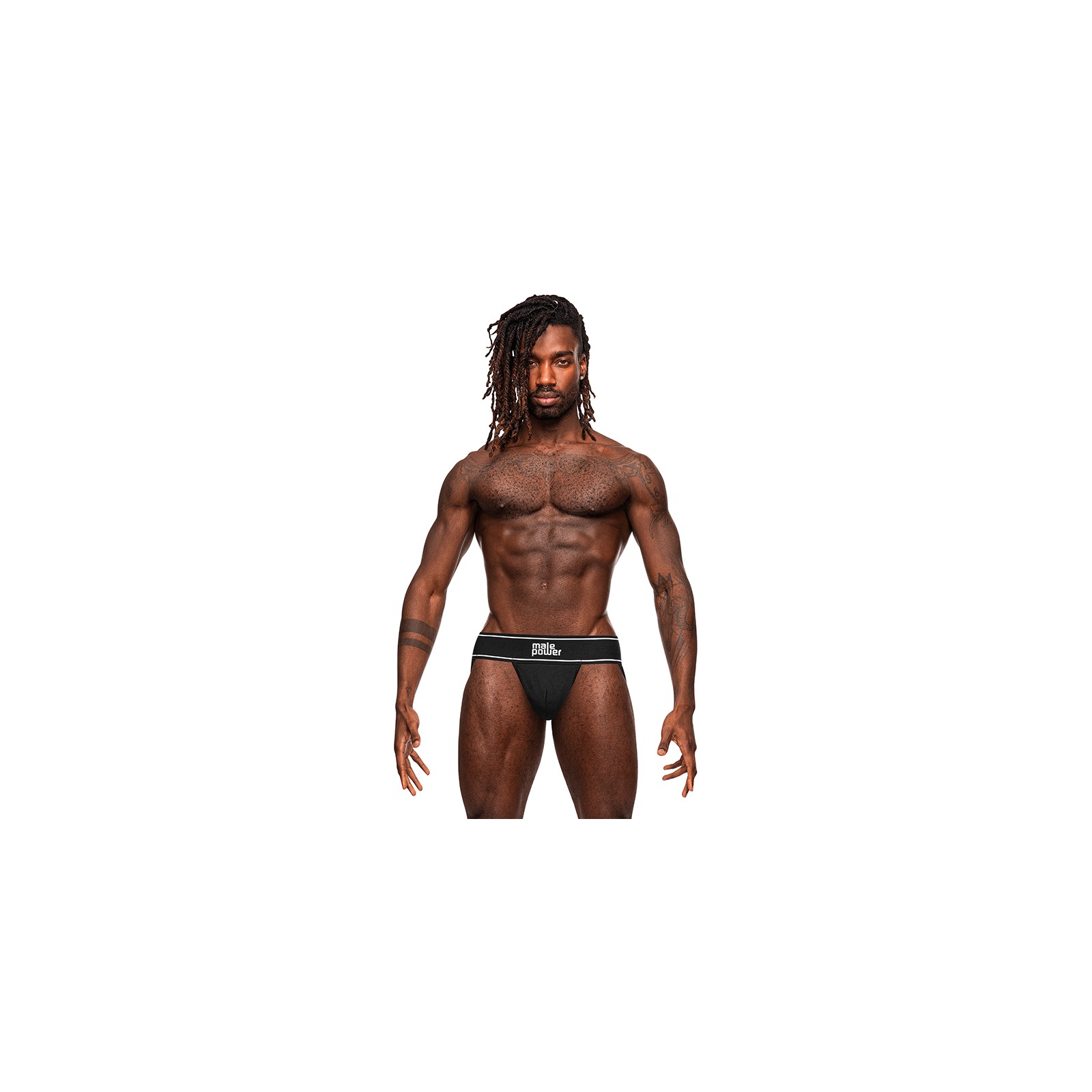 Jock Modal Rib Male Power Negro