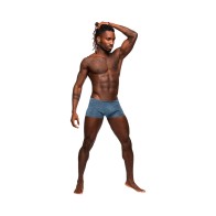 Male Power Inter-Mingle Mini Short - Blue XL