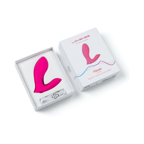 Lovense Flexer Vibrador Portátil Controlado por App para Parejas