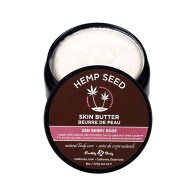 Earthly Body Hemp Seed Skin Butter Zen Berry Rose 8 oz