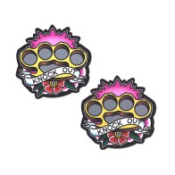 Pastease Brass Knuckles Diamond Thom Pasties para Pezones