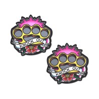 Pastease Brass Knuckles Diamond Thom Pasties para Pezones