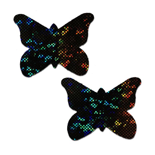 Pastease Butterfly Shattered Glass Nipple Pasties for Fun