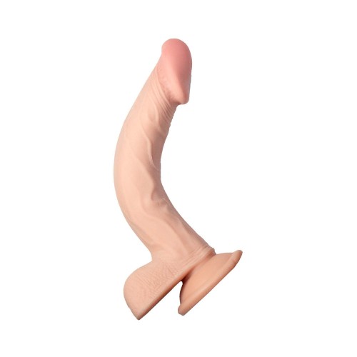 Dildo de Capa Dual Realcocks 9 in. - Beige