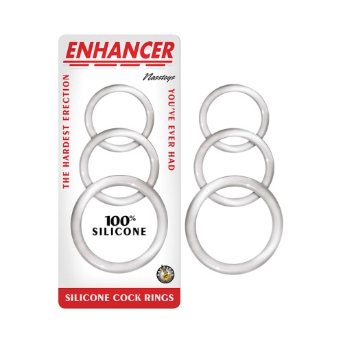 Enhancer Silicone Cockrings - Set of 3