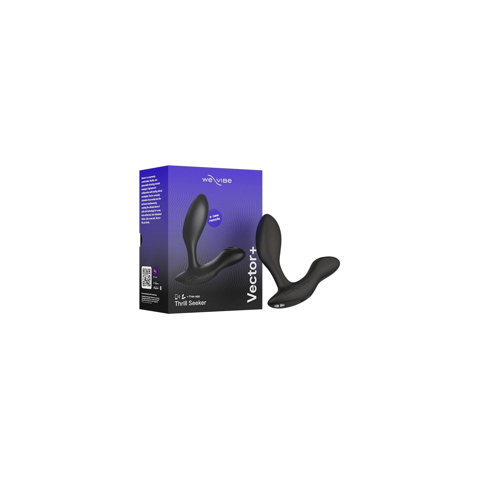 We-Vibe Vector+ Prostate Massager for Enhanced Climax