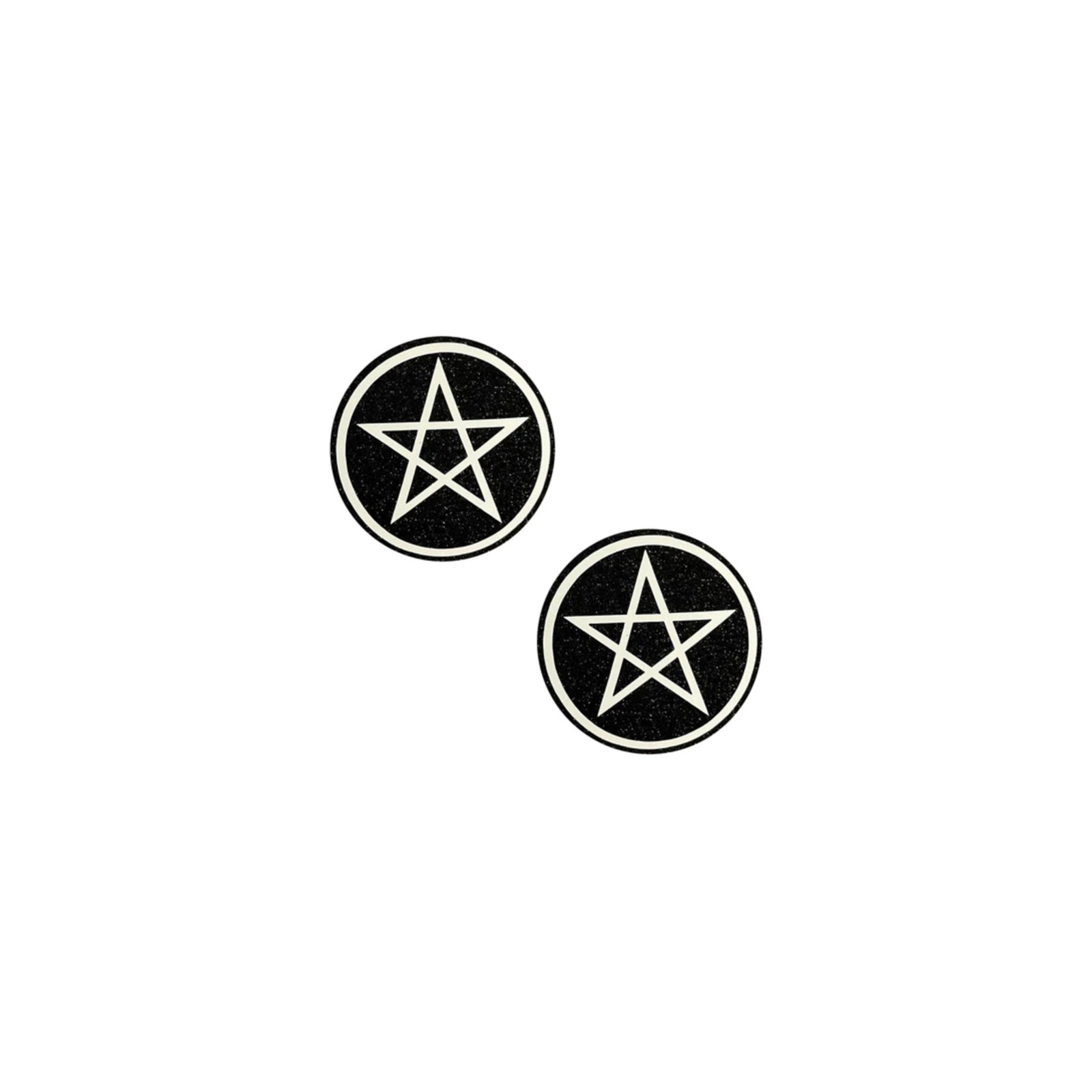 Neva Nude Wicca Black Glitter Pasties