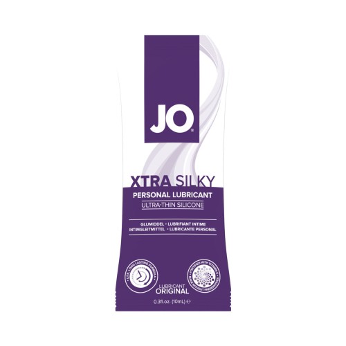 JO Xtra Silky Lubricante de Silicona en Sobres 12-Pack