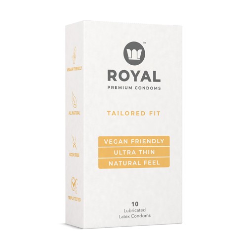 Royal Condom Tailored Fit Vegan 10-Pack