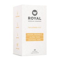 Condones Veganos Royal Tailored Fit 20-Pack