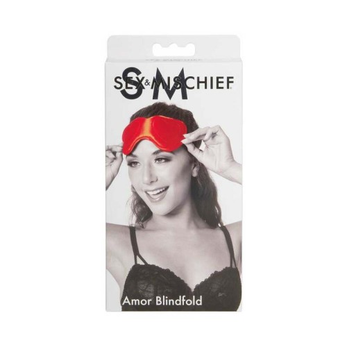 Sportsheets Sex & Mischief Antifaz Amor Rojo