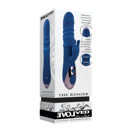 Evolved The Ringer Rechargeable Thrusting Vibrator