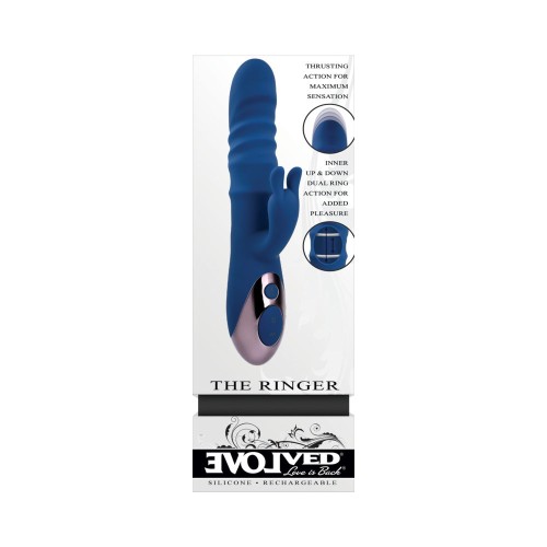 Evolved The Ringer Rechargeable Thrusting Vibrator