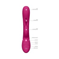 Vibrador Conejo Recargable VIVE TAMA con Movimiento de Olas