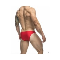 Bikini Rojo MaleBasics JUSTIN + SIMON 2XL - Comodidad y Estilo