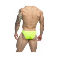 MaleBasics JUSTIN + SIMON Classic Bikini Neon Green