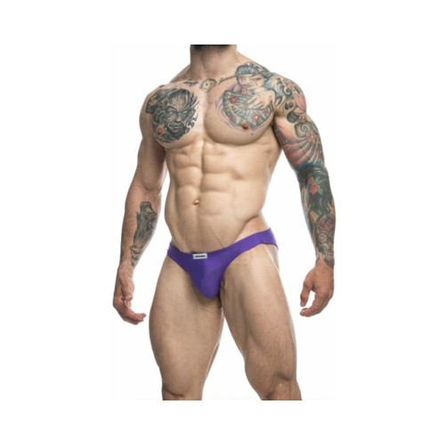 MaleBasics JUSTIN + SIMON Classic Bikini Purple XL