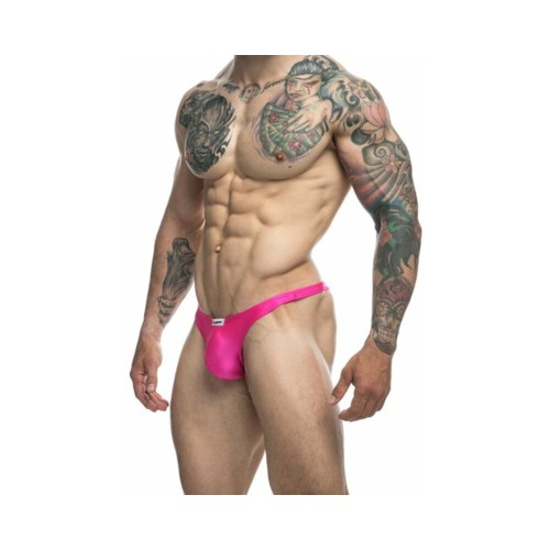 MaleBasics JUSTIN SIMON Tanga Clásico Rosa 2XL