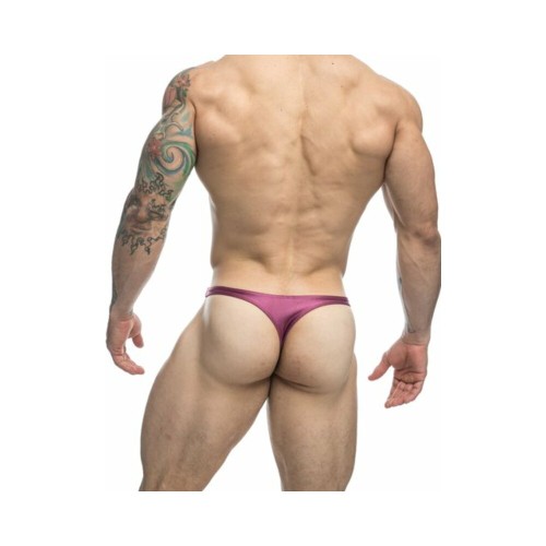 MaleBasics JUSTIN + SIMON Tanga Clásico - Vino 2XL