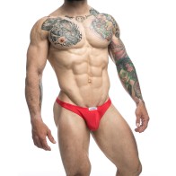 Tanga Clásico MaleBasics JUSTIN + SIMON Rojo 2XL