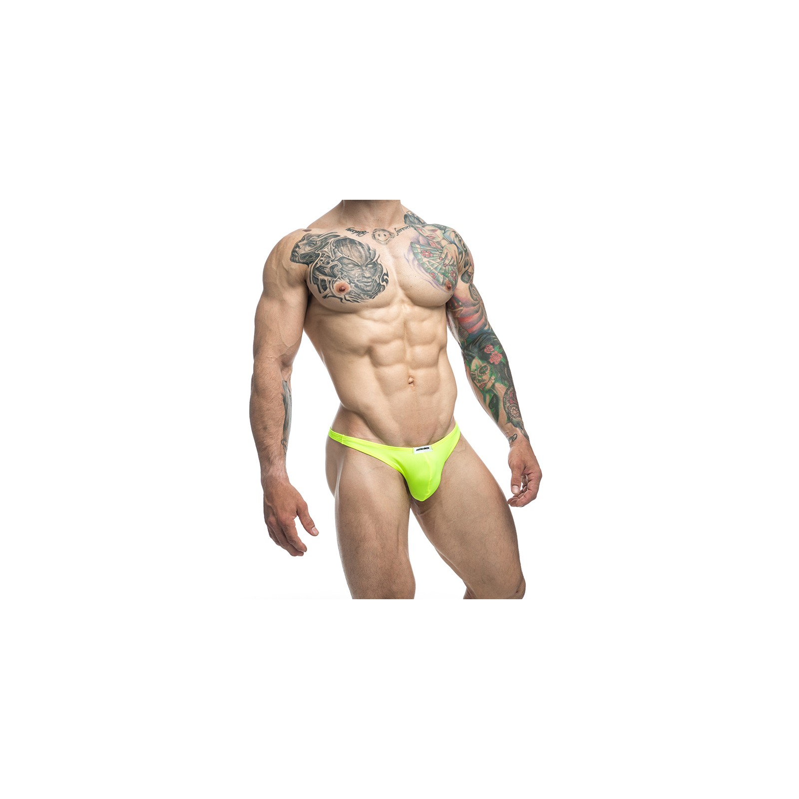 MaleBasics Neon Green Classic Tanga - Stylish Comfort