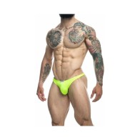 MaleBasics Neon Green Classic Tanga - Stylish Comfort