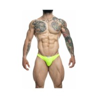 MaleBasics Neon Green Classic Tanga - Stylish Comfort