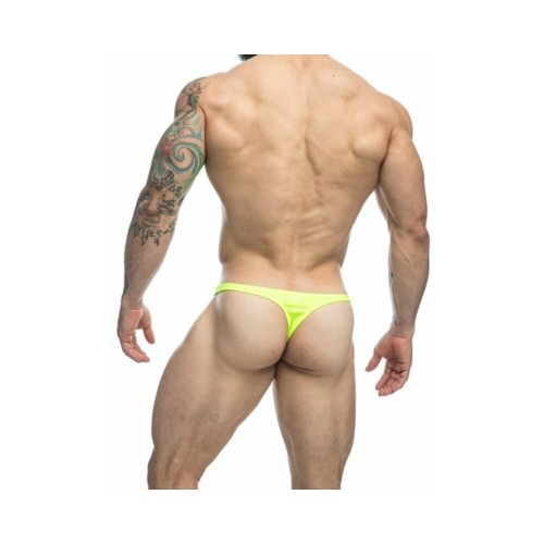 MaleBasics Neon Green Classic Tanga - Stylish Comfort