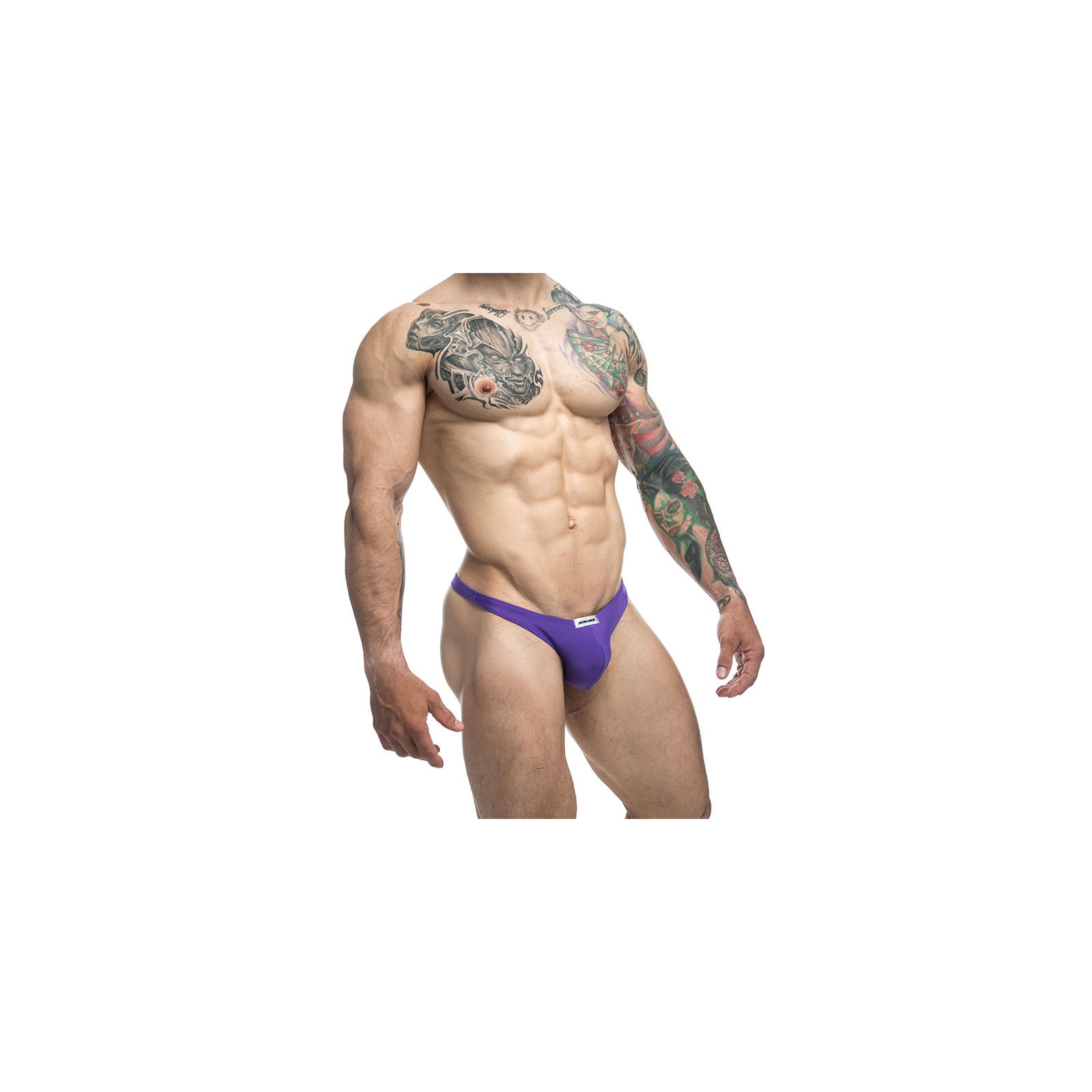 MaleBasics JUSTIN + SIMON Classic Purple Tanga M