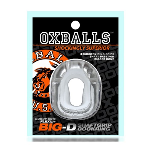 Cockring Oxballs Big-D con Agarre para Eje para Mayor Placer