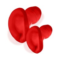 Buttplug Hueco Oxballs Glowhole-1 Rojo