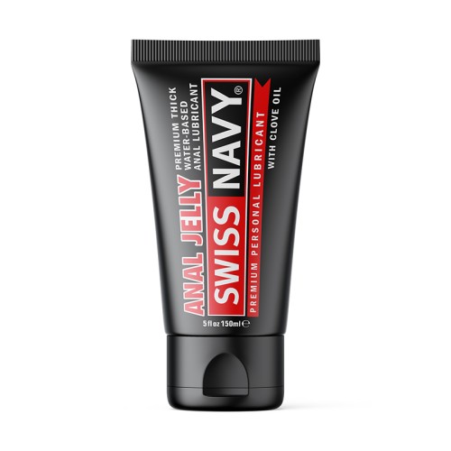 Swiss Navy Premium Anal Jelly Lubricant with Clove Oil 5 oz