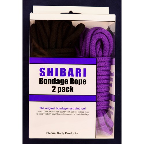 Ple'sur Purple & Black 10m Rope Kit - 2-Pack