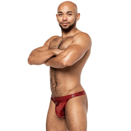 Male Power Disco Desire Bong Thong Black/Red