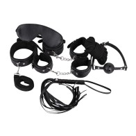 Set de Bondage Lite de Cuero Male Power 7-Pack - Descubre Diversión Perversa