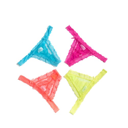 Coquette Pop Up Thong - 12 Colorful Pieces