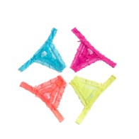 Coquette Pop Up Thong - 12 Piezas Coloridas