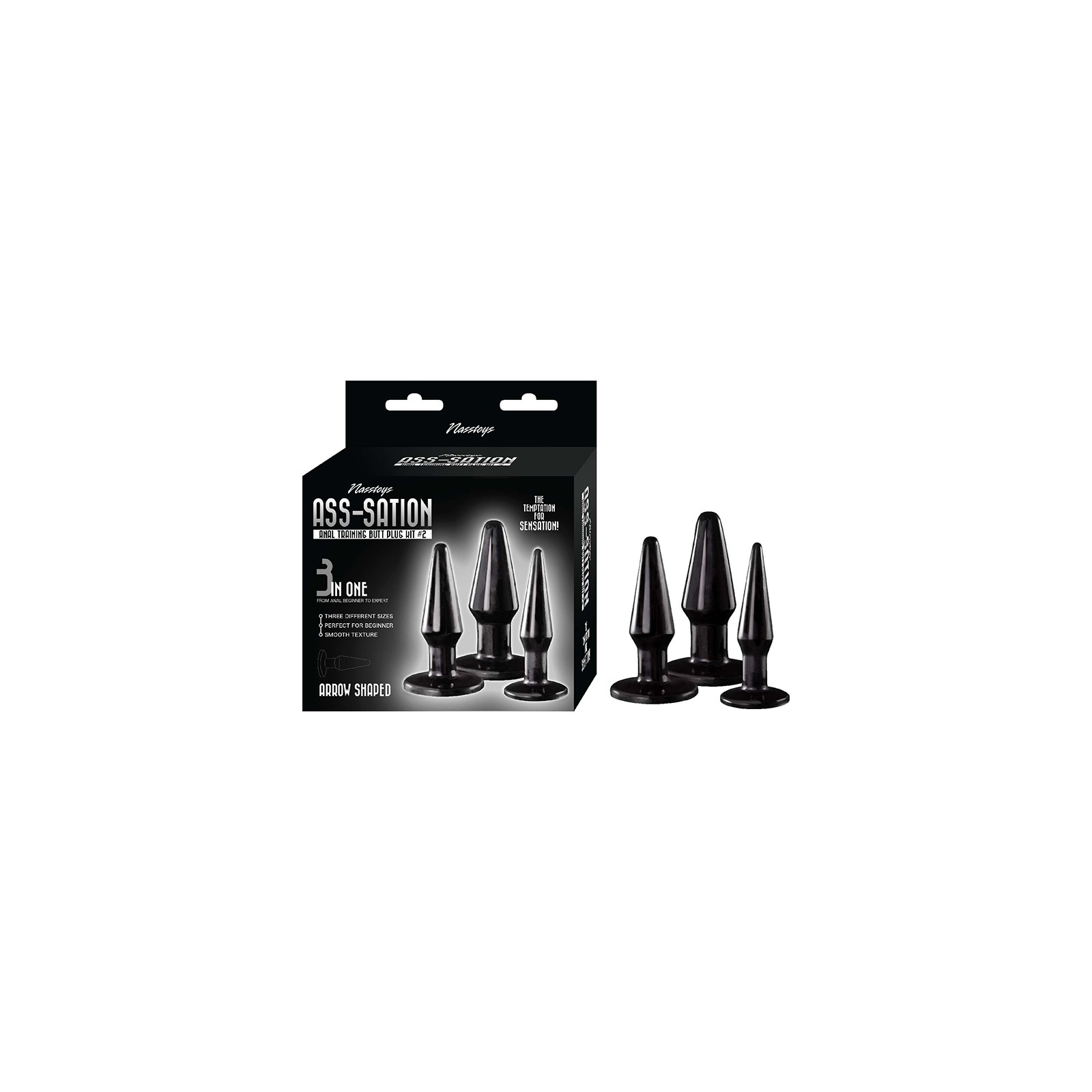 Ass-Sation Anal Training Butt Plug Kit