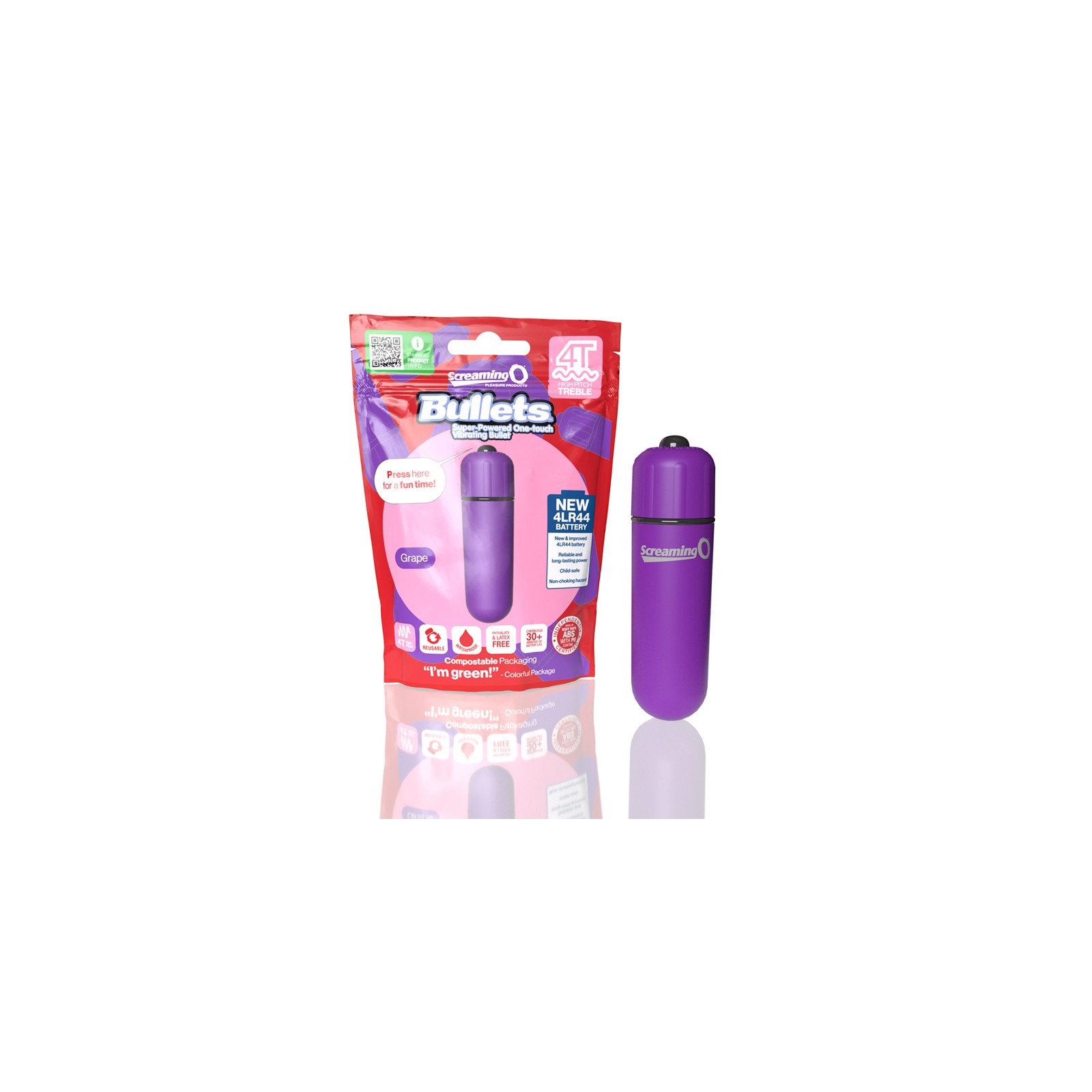 Screaming O 4T Bullet Vibrator Grape - Ultimate Pleasure