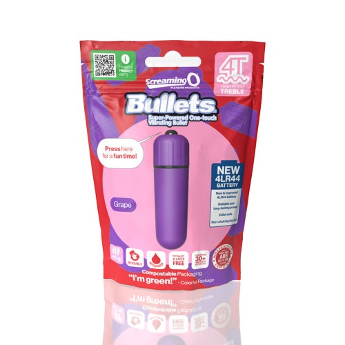 Screaming O 4T Bullet Vibrator Grape - Ultimate Pleasure