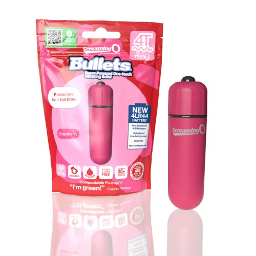 Vibrador Bullet 4T Strawberry de Screaming O - Ultimate Tease