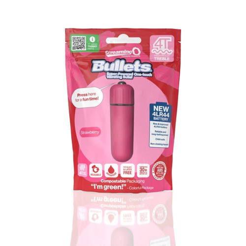 Vibrador Bullet 4T Strawberry de Screaming O - Ultimate Tease