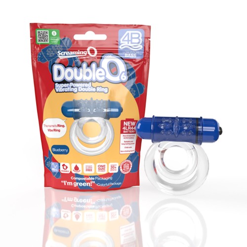 Screaming O 4B DoubleO 6 Vibrating Dual Cock Ring