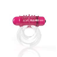 Screaming O 4B DoubleO 6 Vibrating Double Cockring Strawberry