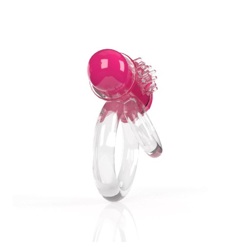 Screaming O 4B DoubleO 6 Anillo Doble Vibrante Strawberry