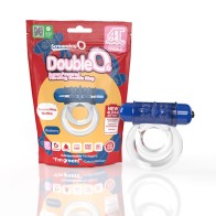 Screaming O 4T DoubleO 6 Vibrating Double Cockring - Blueberry