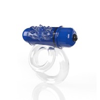 Screaming O 4T DoubleO 6 Vibrating Double Cockring - Blueberry